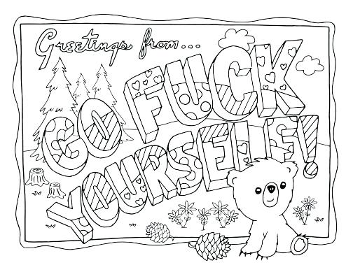504x389 Idea Swear Coloring Pages Free For Swear Word Adult Coloring Pages