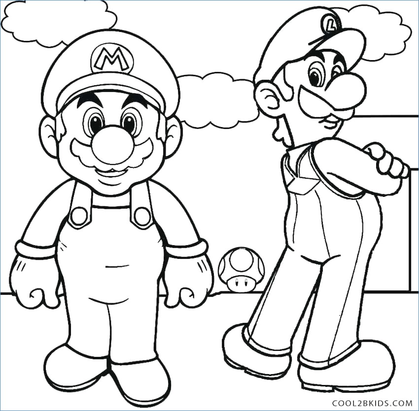 Mario Coloring Pages For Boys 850x835 Mario Coloring Pages For Boys