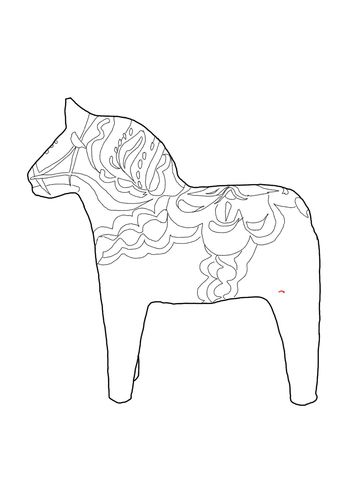 Swedish Dala Horse Coloring Page Sweden Category. Select 360x480 Swedish Dala Horse Coloring Page Sweden Category. Select