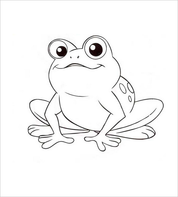 Frog Template 585x650 Frog Template