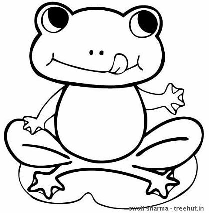 Stylish Inspiration Frog Coloring Pages Frogs 418x425 Stylish Inspiration Frog Coloring Pages Frogs