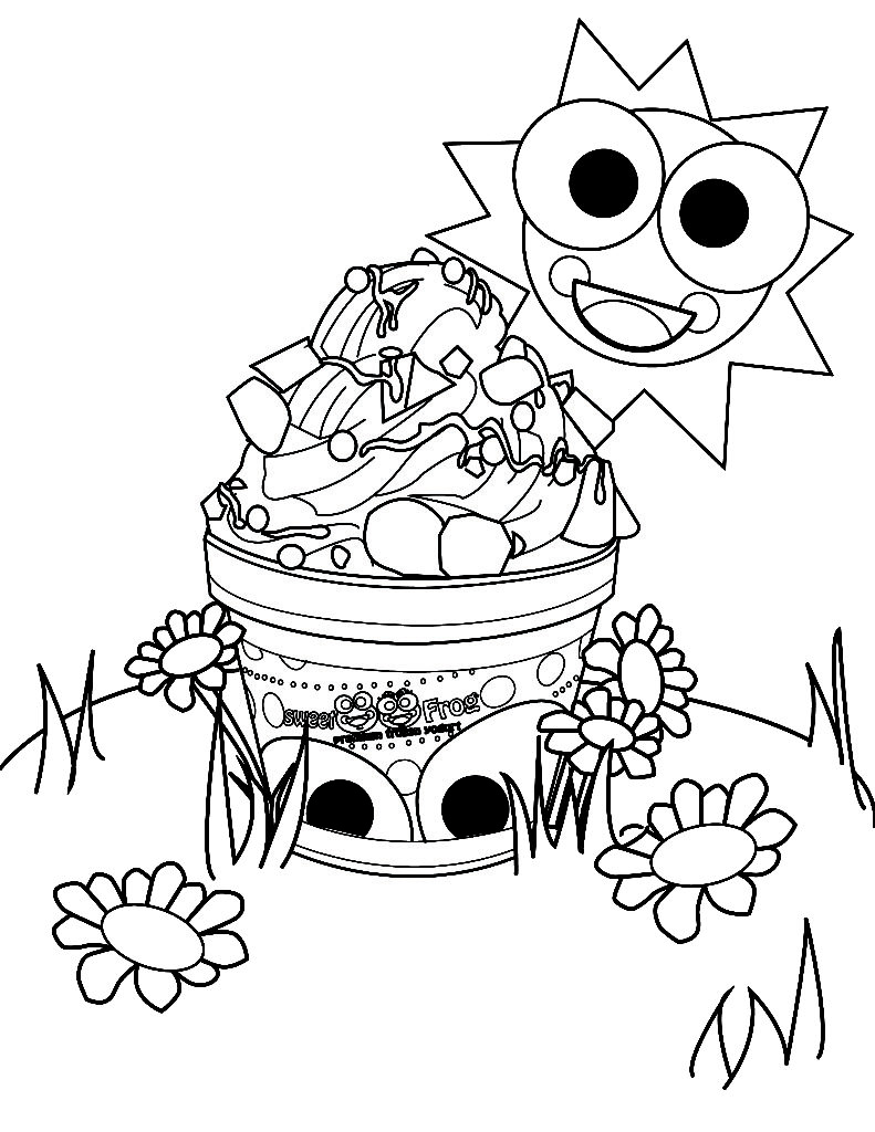 Yogurt Coloring Page Sweetfrog Premium Frozen Get Bubbles 791x1024 Yogurt Coloring Page Sweetfrog Premium Frozen Get Bubbles