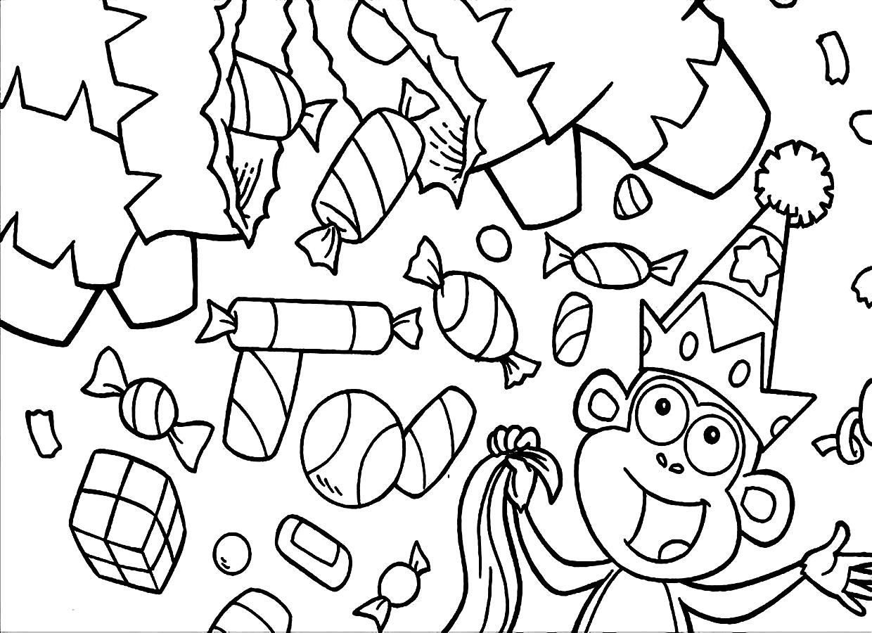 Sweets Coloring Pages at GetColorings.com | Free printable colorings