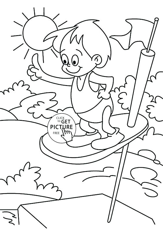 Swimming Coloring Page Download Large Image Swimming Coloring 564x792 Swimming Coloring Page Download Large Image Swimming Coloring