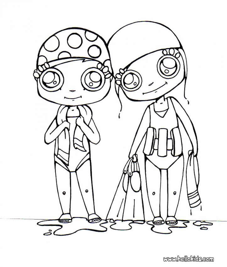 Swimming Coloring Pages 723x850 Swimming Coloring Pages