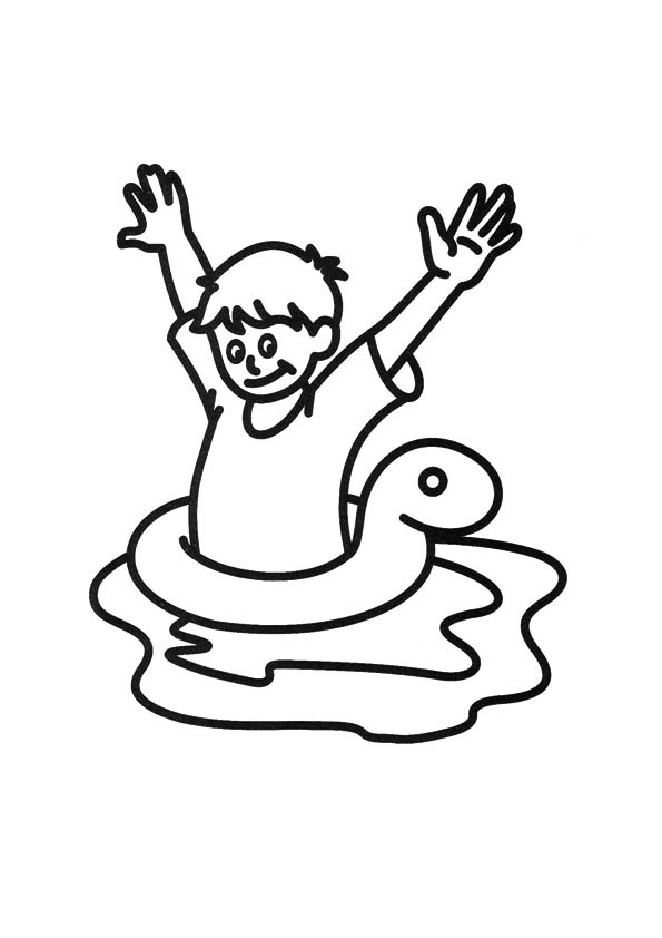 Boy Swimming Coloring Pages Little Boy 82 Characters Printable 595x842 Boy Swimming Coloring Pages Little Boy 82 Characters Printable