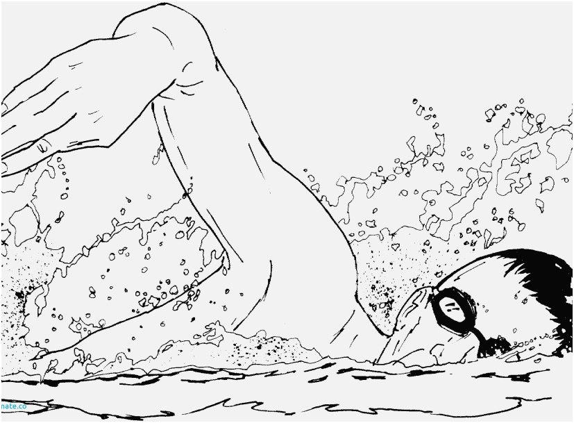 827x609 Swim Coloring Pages Photo Swimming Coloring Pages Elegant Swimming