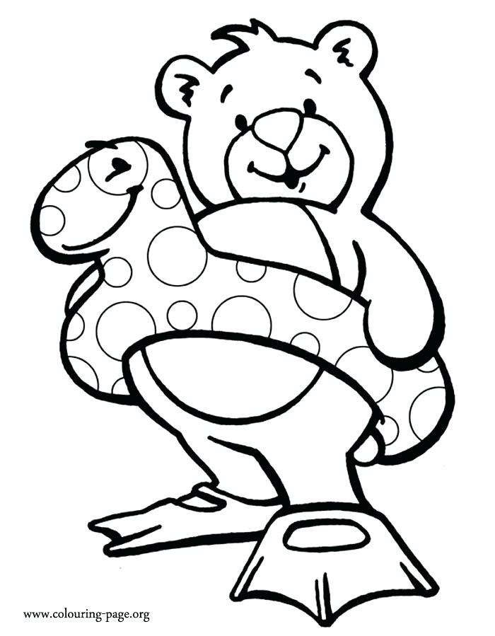Swimming Coloring Pages Bears Bear Wearing A Snake Float And Swim 700x899 Swimming Coloring Pages Bears Bear Wearing A Snake Float And Swim