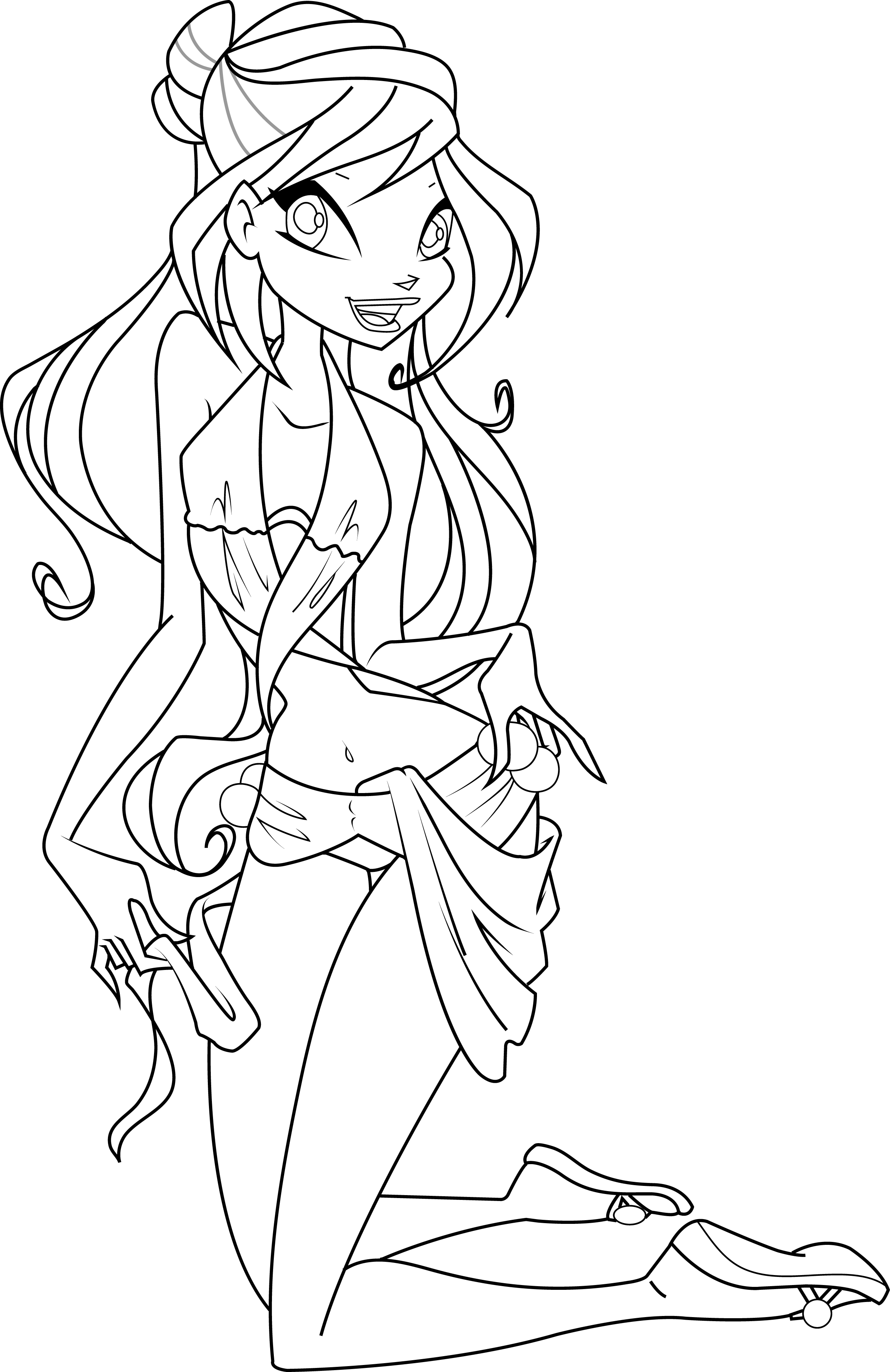 Bloom Swimsuit Coloring Page By Icantunloveyou 2415x3723 Bloom Swimsuit Coloring Page By Icantunloveyou