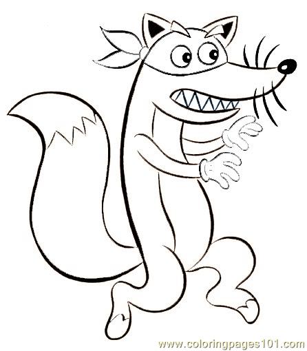 446x510 Swiper Coloring Page
