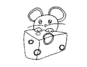 300x231 Mouse And Cheese Coloring Page.png