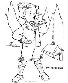 Switzerland Coloring Pages For Kids Children Of Other Lands 235x288 Switzerland Coloring Pages For Kids Children Of Other Lands