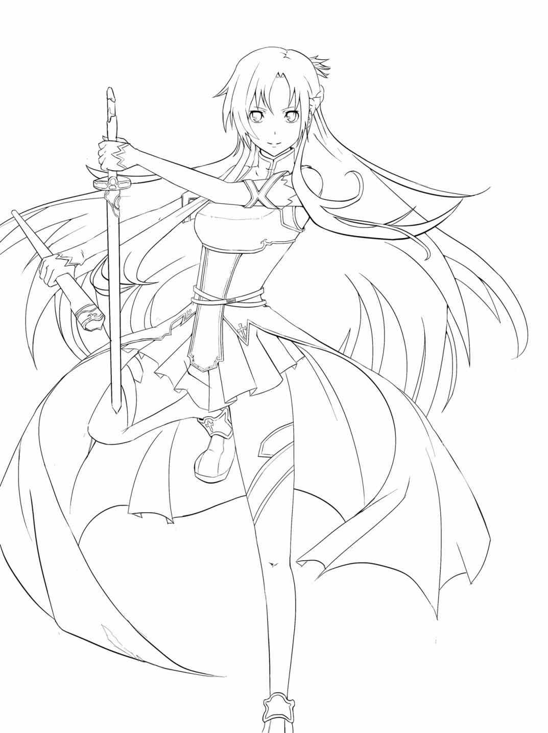 Luxury Kirito And Asuna Coloring Pages Sword Art Online Page 1073x1435 Luxury Kirito And Asuna Coloring Pages Sword Art Online Page