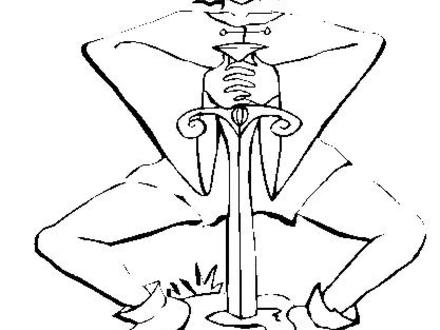 440x330 The Sword In Stone Coloring Page Dinokidsorg, Sword In