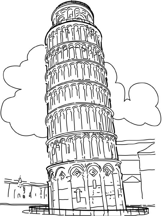 540x720 Kids N 14 Coloring Pages Of World Wonders