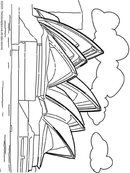 541x723 Sydney Opera House Audio Stories For Kids Amp Free Coloring Pages