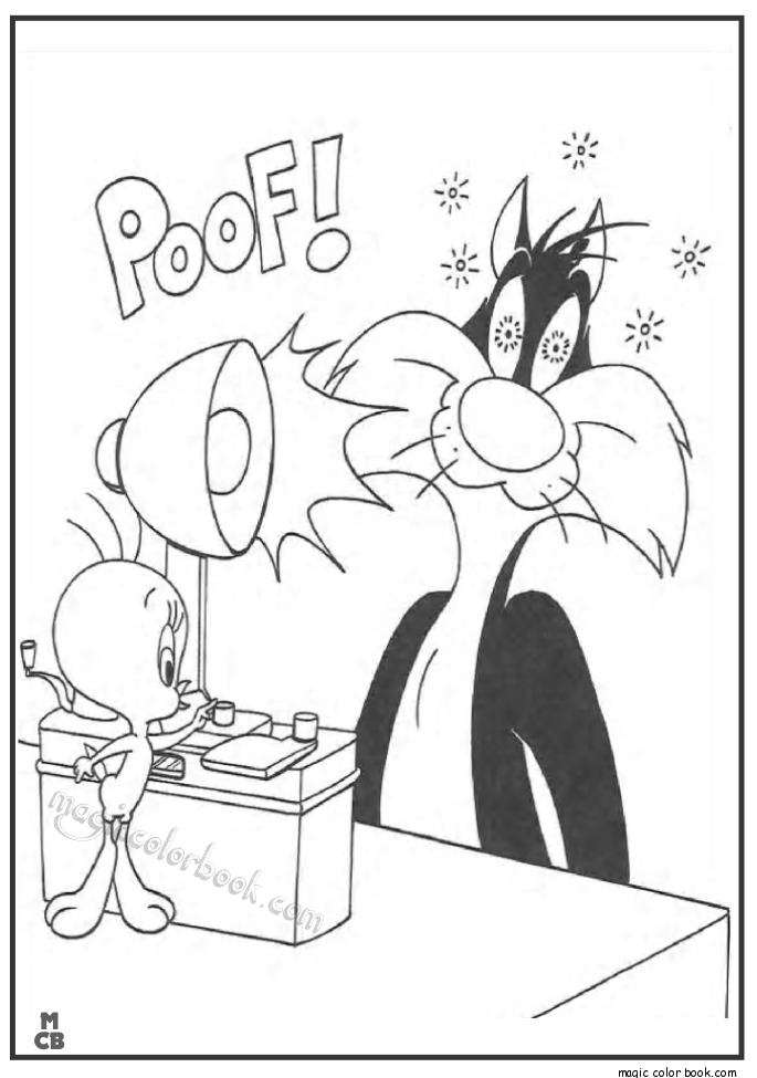 685x975 Tweety Bird Sylvester Coloring Pages 08