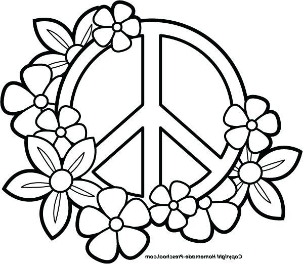 Peace Signs Coloring Pages Peace Sign Coloring Page Peace Symbol 599x522 Peace Signs Coloring Pages Peace Sign Coloring Page Peace Symbol