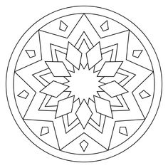 236x236 Mandala Coloring Pages For Kids