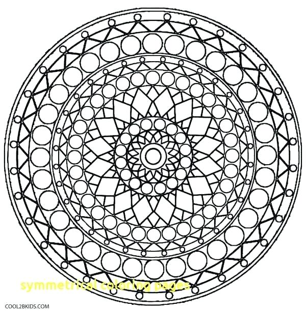 600x616 Symmetrical Coloring Pages Symmetrical Coloring Pages