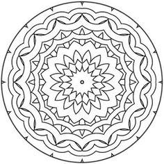 236x236 Symmetry Coloring Page Free Download