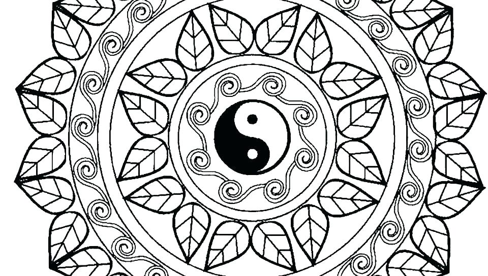 960x544 Coloring Pages Mandala Advanced Mandala Coloring Pages Pdf