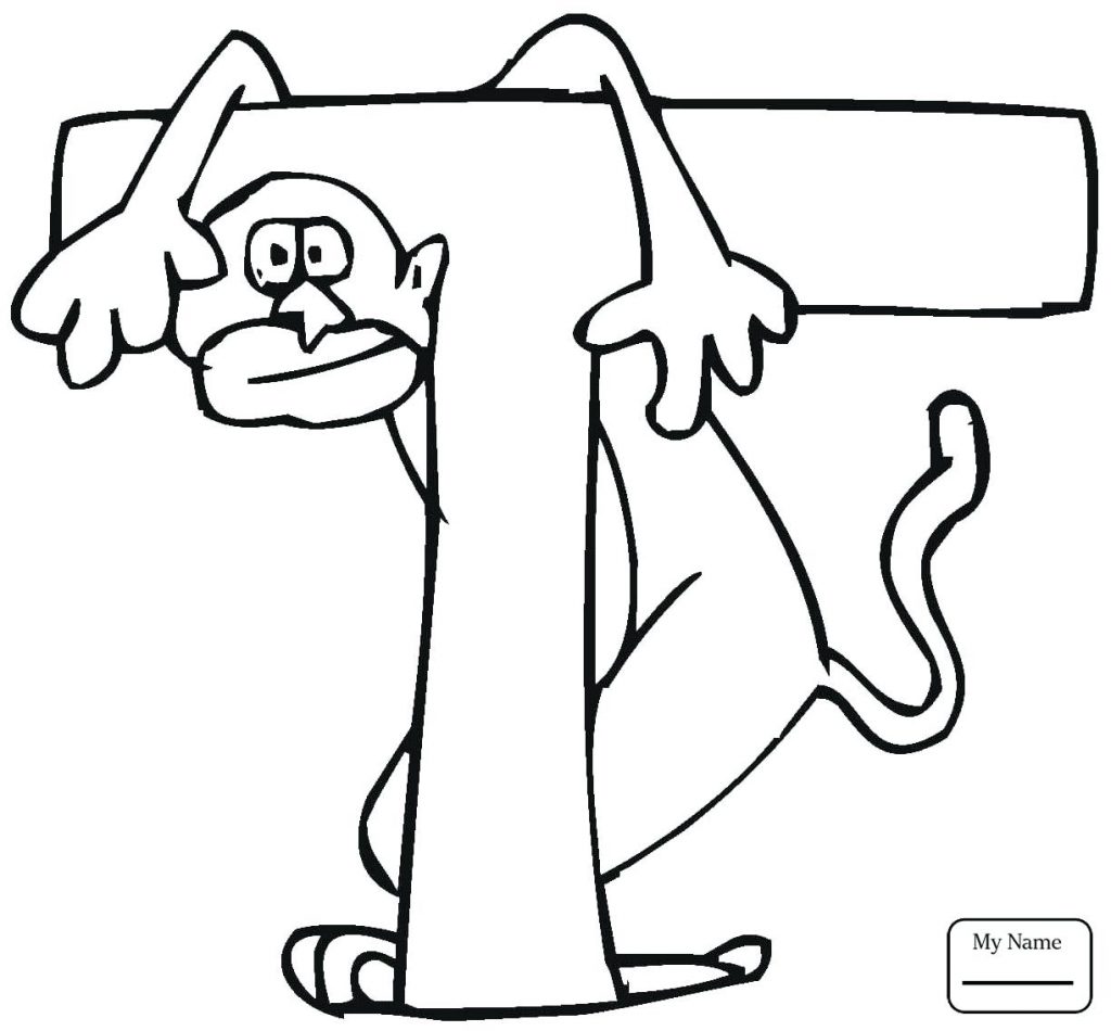 1024x950 Simplistic The Letter T Coloring Pages Page Le