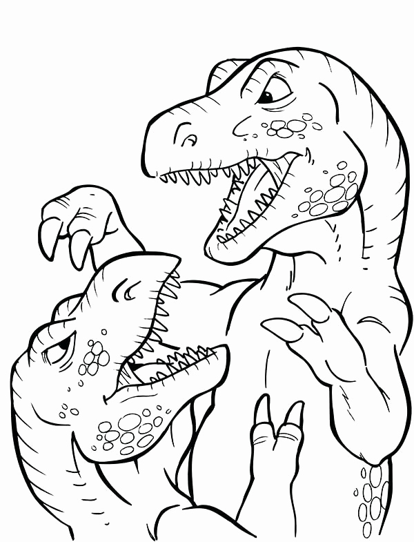 600x785 Indominus Rex Coloring Page Collection T Rex Color Page T Fighting