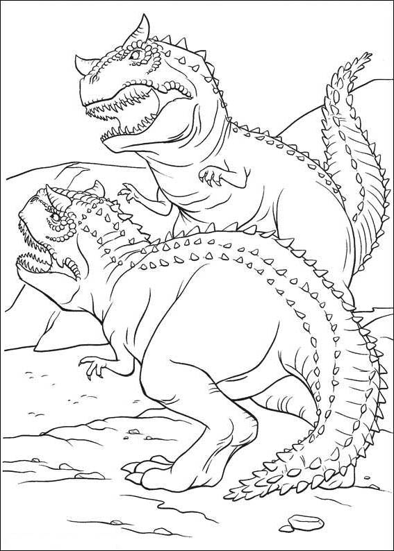 Scary Dinosaur Coloring Pages 567x794 Scary Dinosaur Coloring Pages