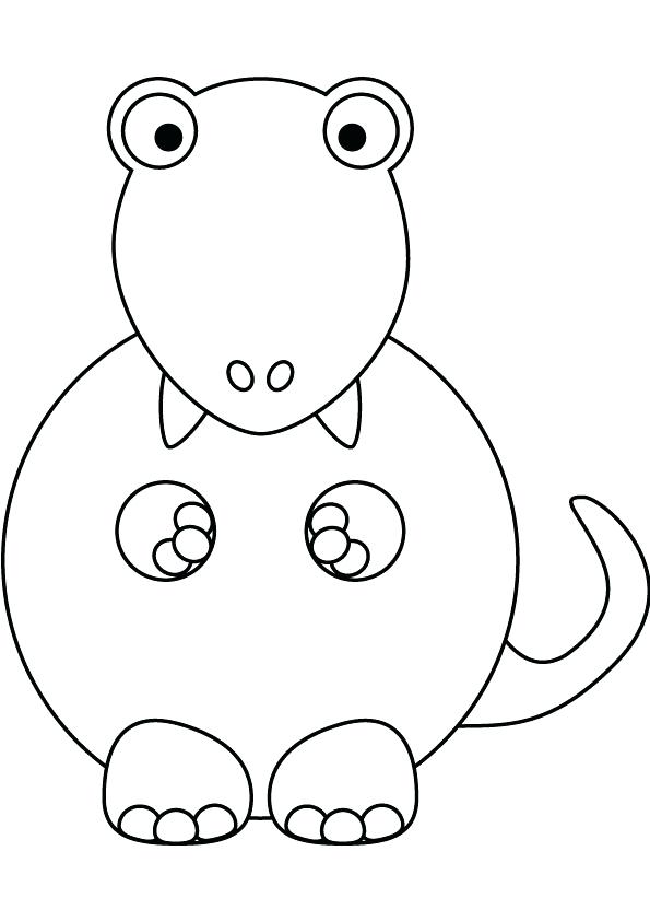 595x842 T Rex Coloring Page With Kids Baby Coloring Page Indominus Rex
