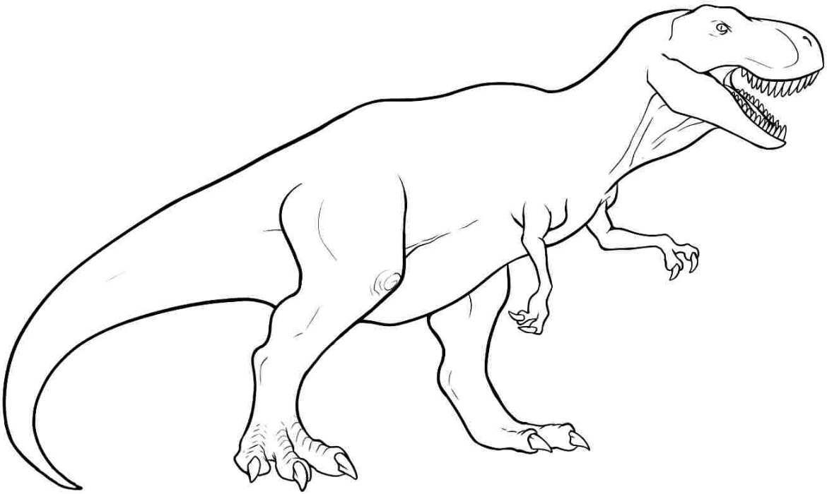 1170x700 Tyrannosaurus Rex Coloring Page Printable Coloring Pages