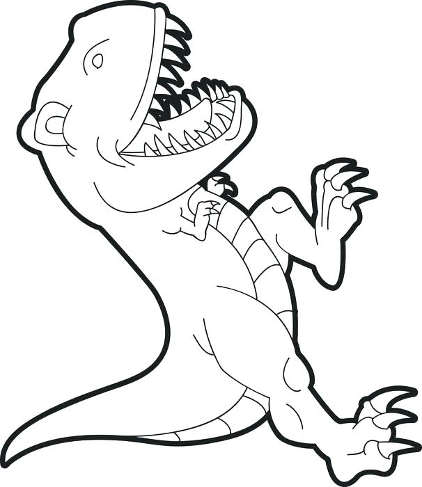 606x700 Tyrannosaurus Rex Coloring Page Coloring Pages Coloring Pages T