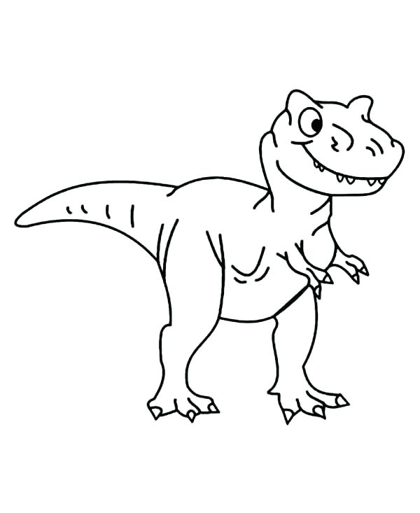 600x733 Trex Coloring Page Coloring Page Baby T Grown Up From Baby