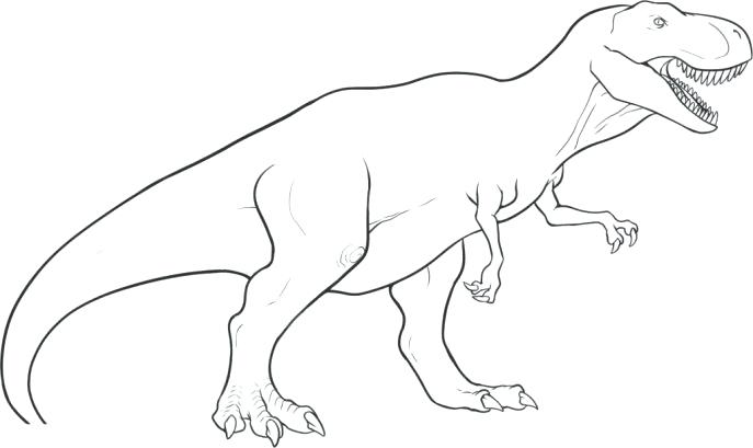 T Rex Skeleton Coloring Page at GetColorings.com | Free printable ...