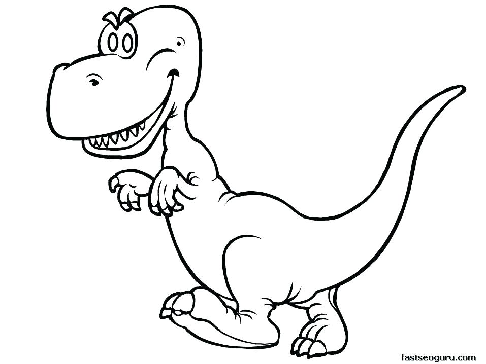 957x718 Tyrannosaurus Rex Coloring Page Tyrannosaurus T Rex Printable