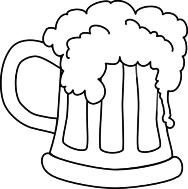 600x602 Beer Coloring Pages Beer Spill On Table Coloring Pages Best Place