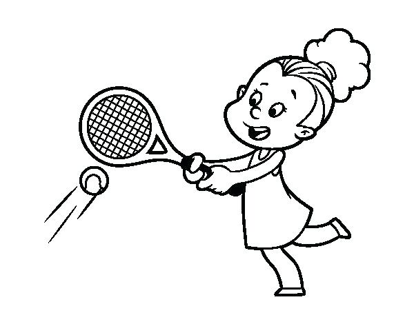 Tennis Coloring Pages Tennis Coloring Pages Sports Balls Coloring 600x470 Tennis Coloring Pages Tennis Coloring Pages Sports Balls Coloring