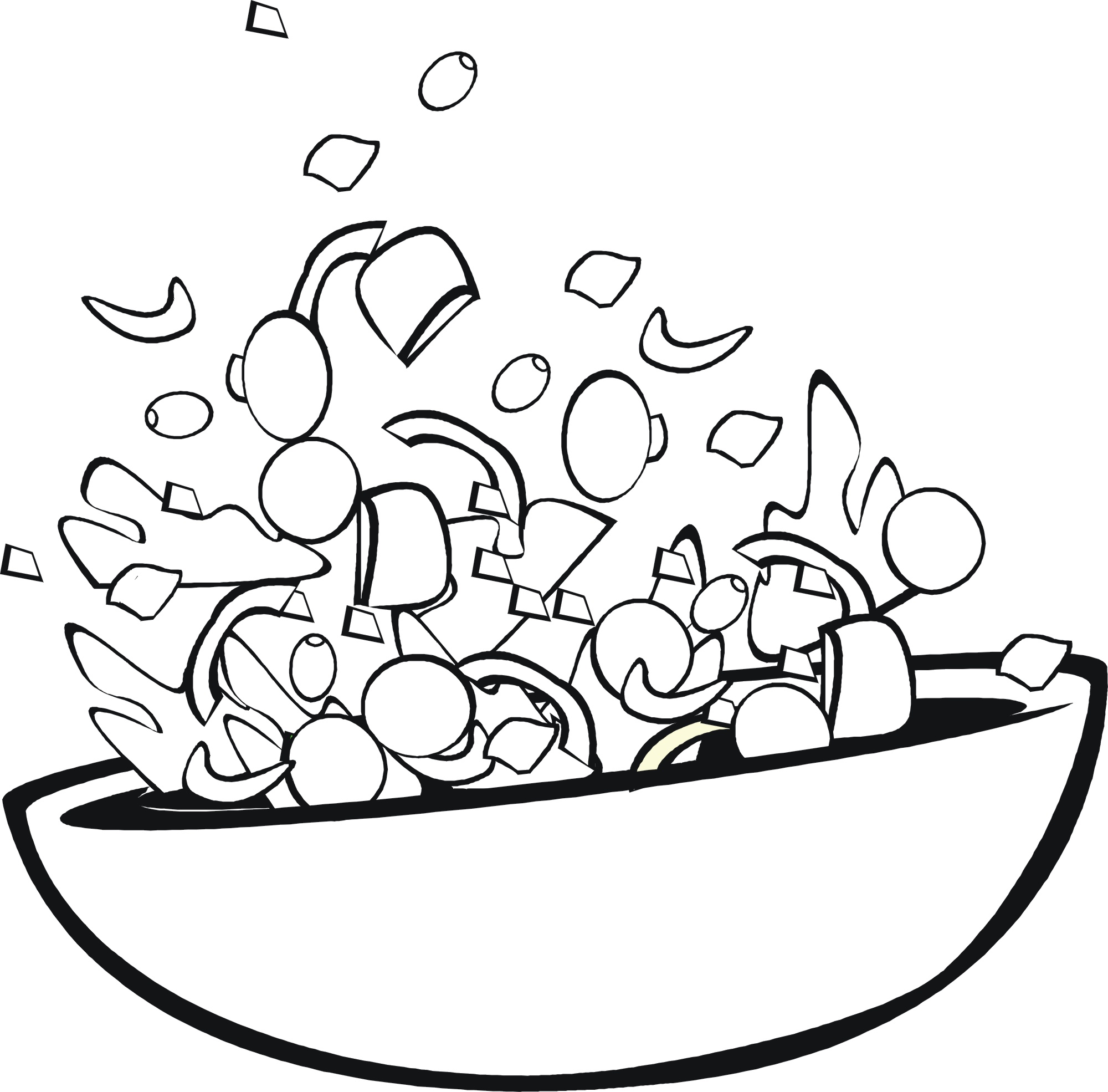 Food Coloring Pages Children's Best Activities 2000x1970 Food Coloring Pages Children's Best Activities
