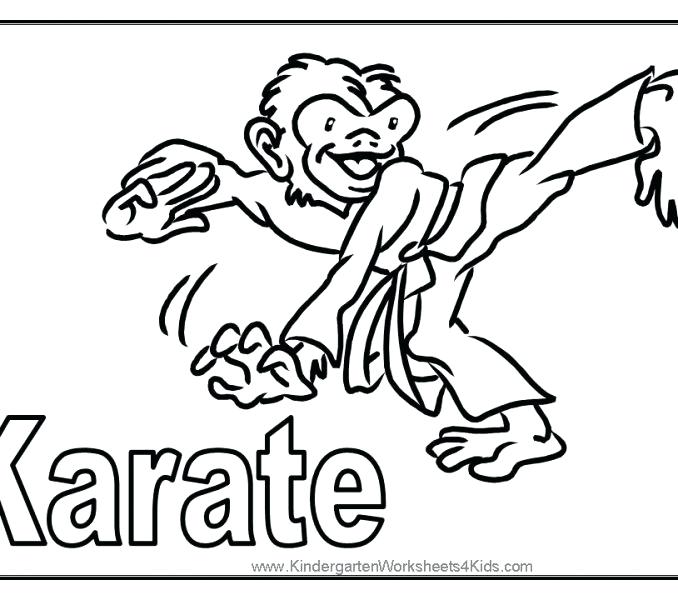 678x600 Taekwondo Coloring Pages Jr Karate Kids Family Martial Arts