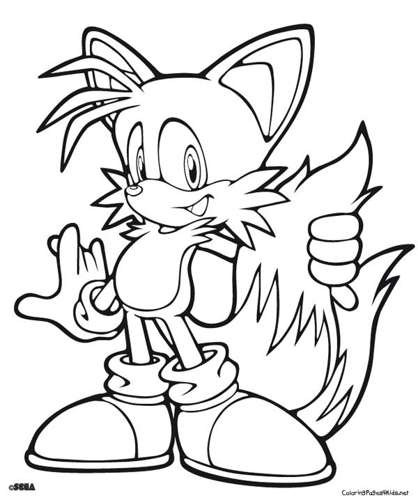 Tails Coloring Pages at GetColorings.com | Free printable colorings ...