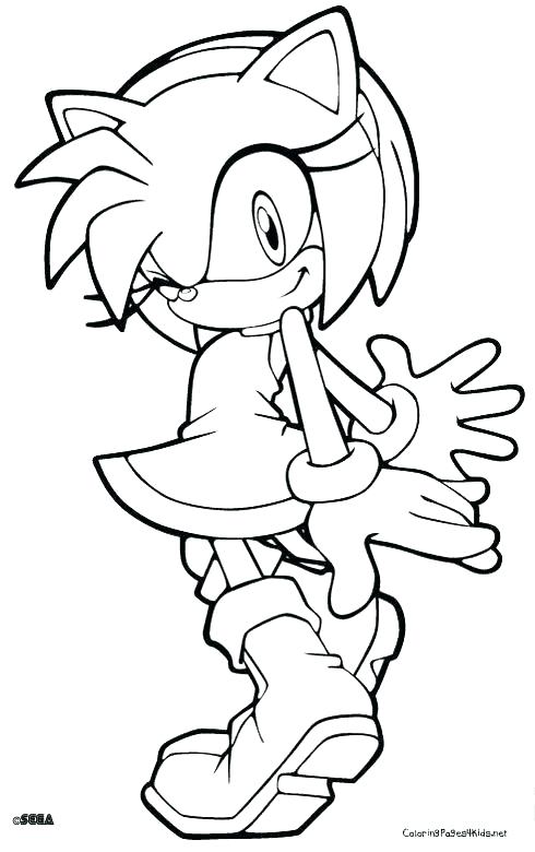 490x780 Sonic The Hedgehog Printable Coloring Pages Sonic The Hedgehog