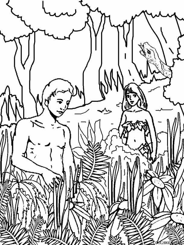 Printable Adam And Eve Coloring Pages For Kids Cool2bkids 610x813 Printable Adam And Eve Coloring Pages For Kids Cool2bkids