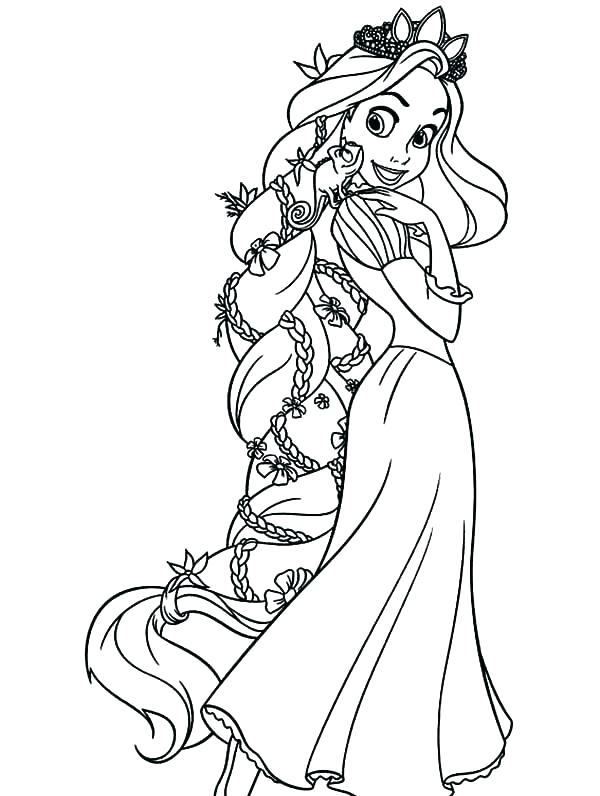 Disney Rapunzel Coloring Pages Coloring Page Free Printable 600x796 Disney Rapunzel Coloring Pages Coloring Page Free Printable