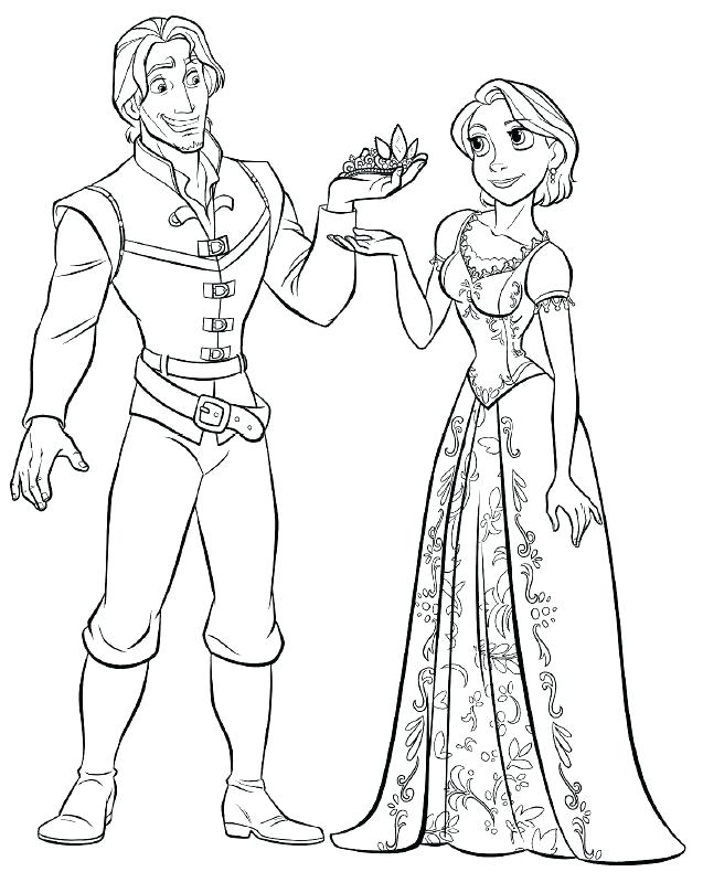 Princess Rapunzel Coloring Pages Free Tangled Coloring Pages 637x809 Princess Rapunzel Coloring Pages Free Tangled Coloring Pages