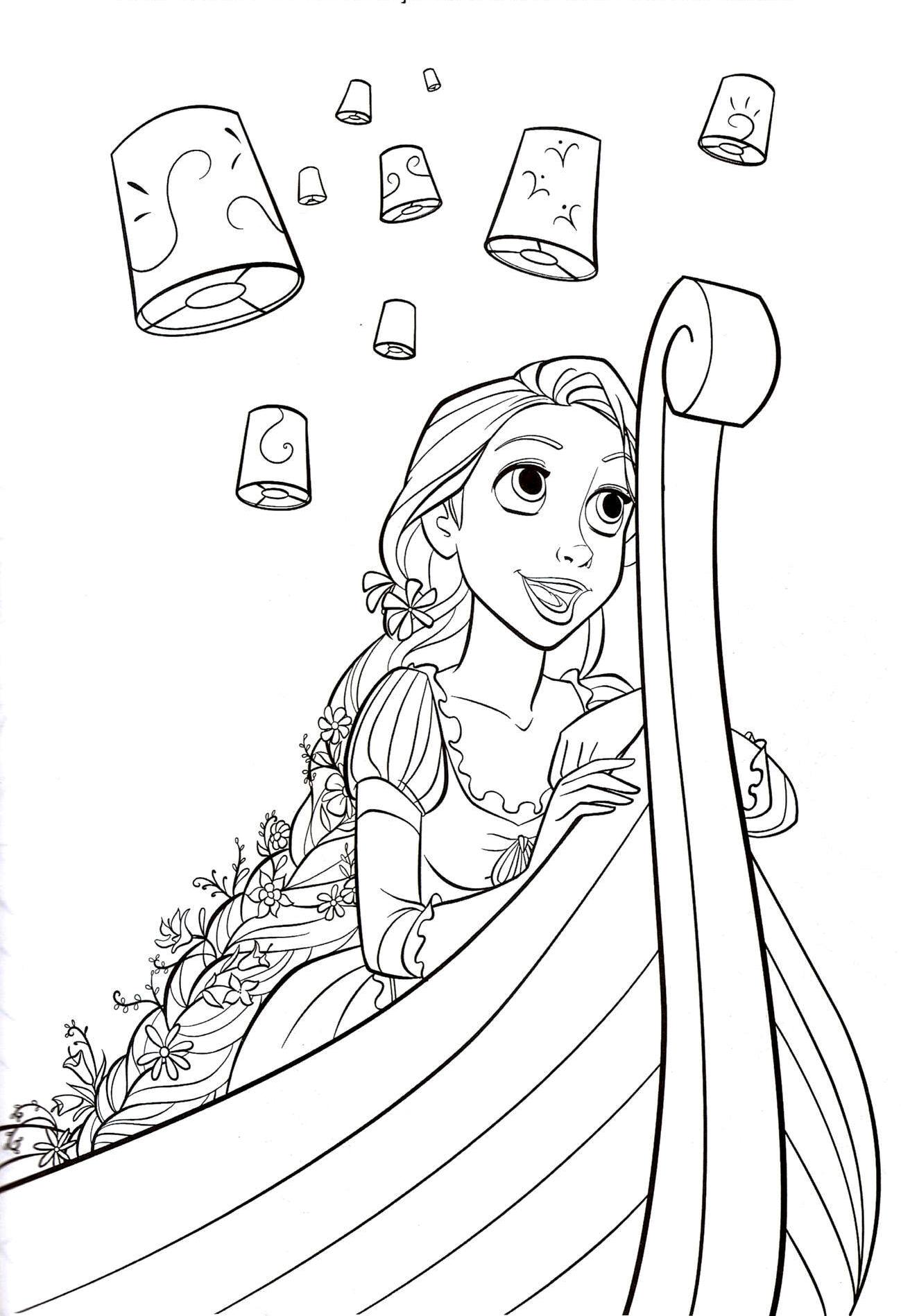 Tangled Coloring Pages 1299x1898 Tangled Coloring Pages