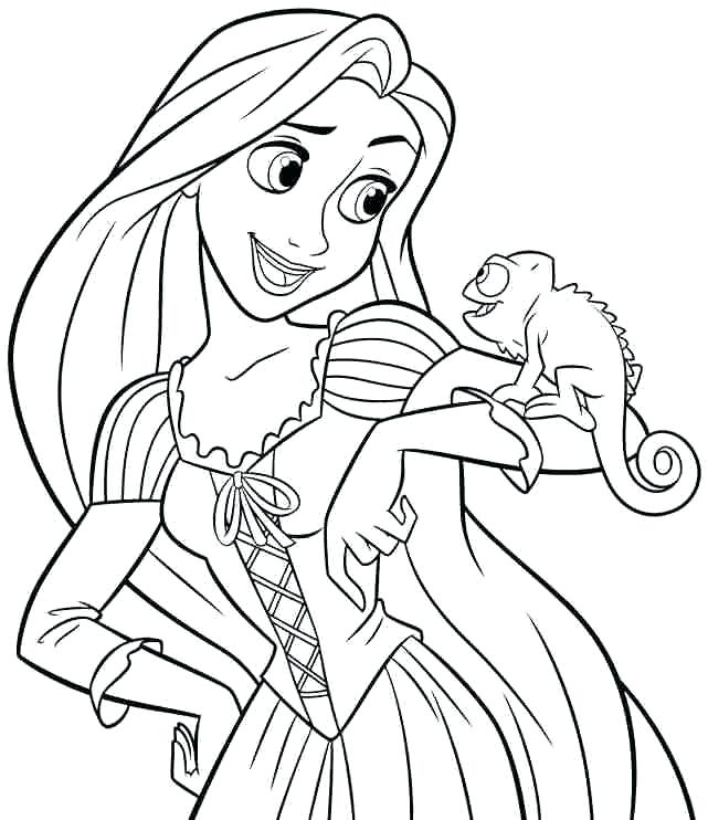 Rapunzel Coloring Page Coloring Pages Princess Printable Free 641x742 Rapunzel Coloring Page Coloring Pages Princess Printable Free