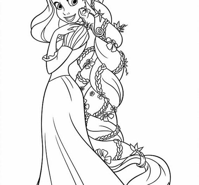 Printable Rapunzel Coloring Pages Coloring Page Ideas 645x600 Printable Rapunzel Coloring Pages Coloring Page Ideas