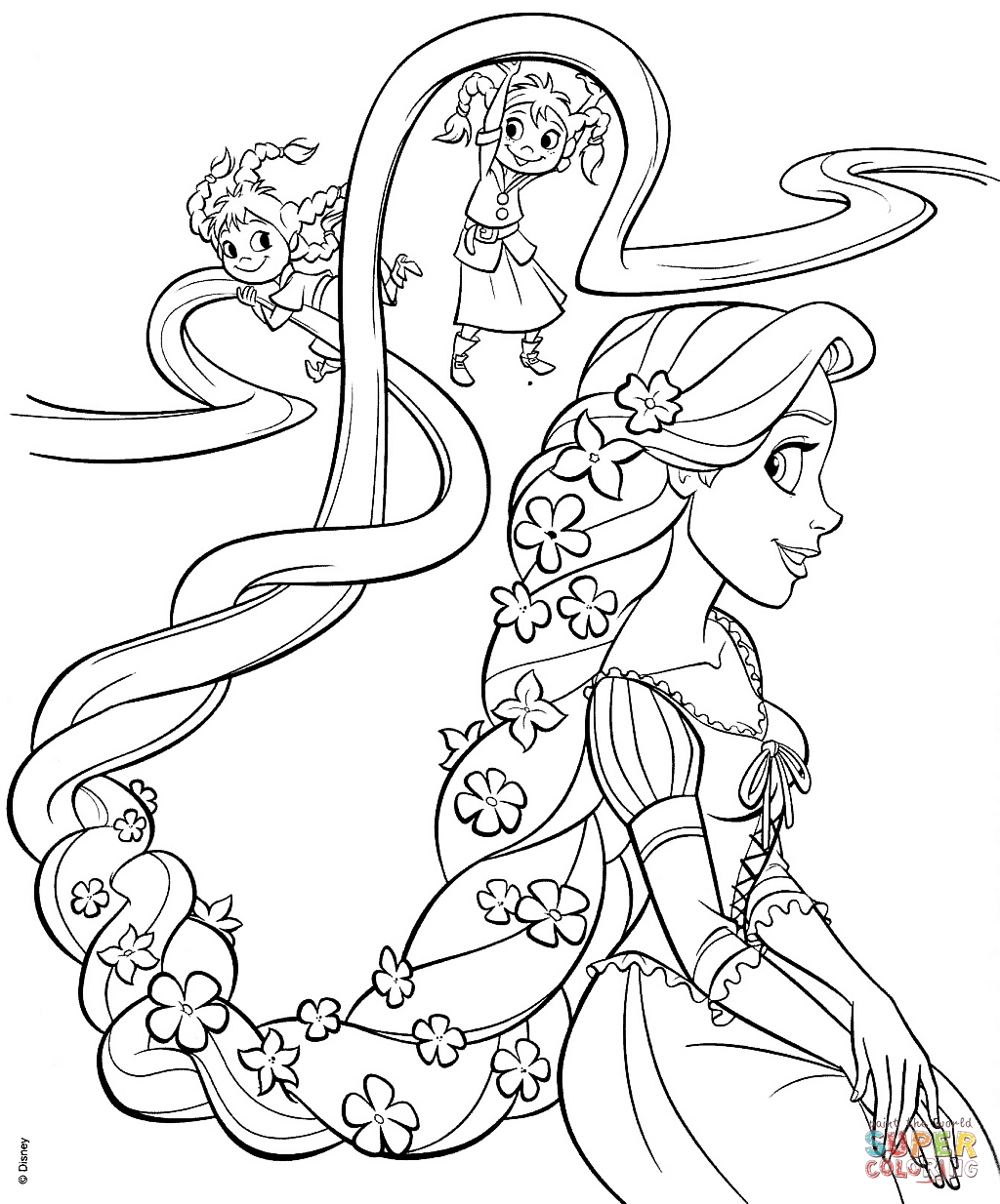 Rapunzel Coloring Pages Printable Gallery Free Coloring Sheets 1024x1234 Rapunzel Coloring Pages Printable Gallery Free Coloring Sheets