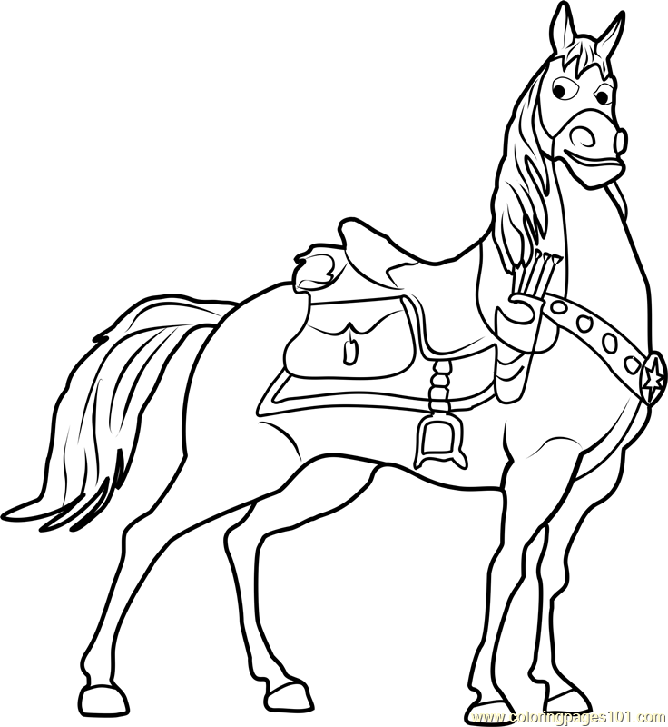 736x800 Maximus Coloring Page