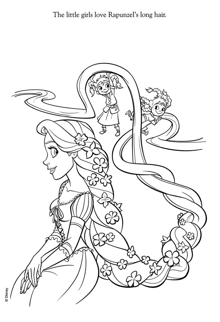 Rapunzel Printable Coloring Pages Wagashiya 736x1075 Rapunzel Printable Coloring Pages Wagashiya